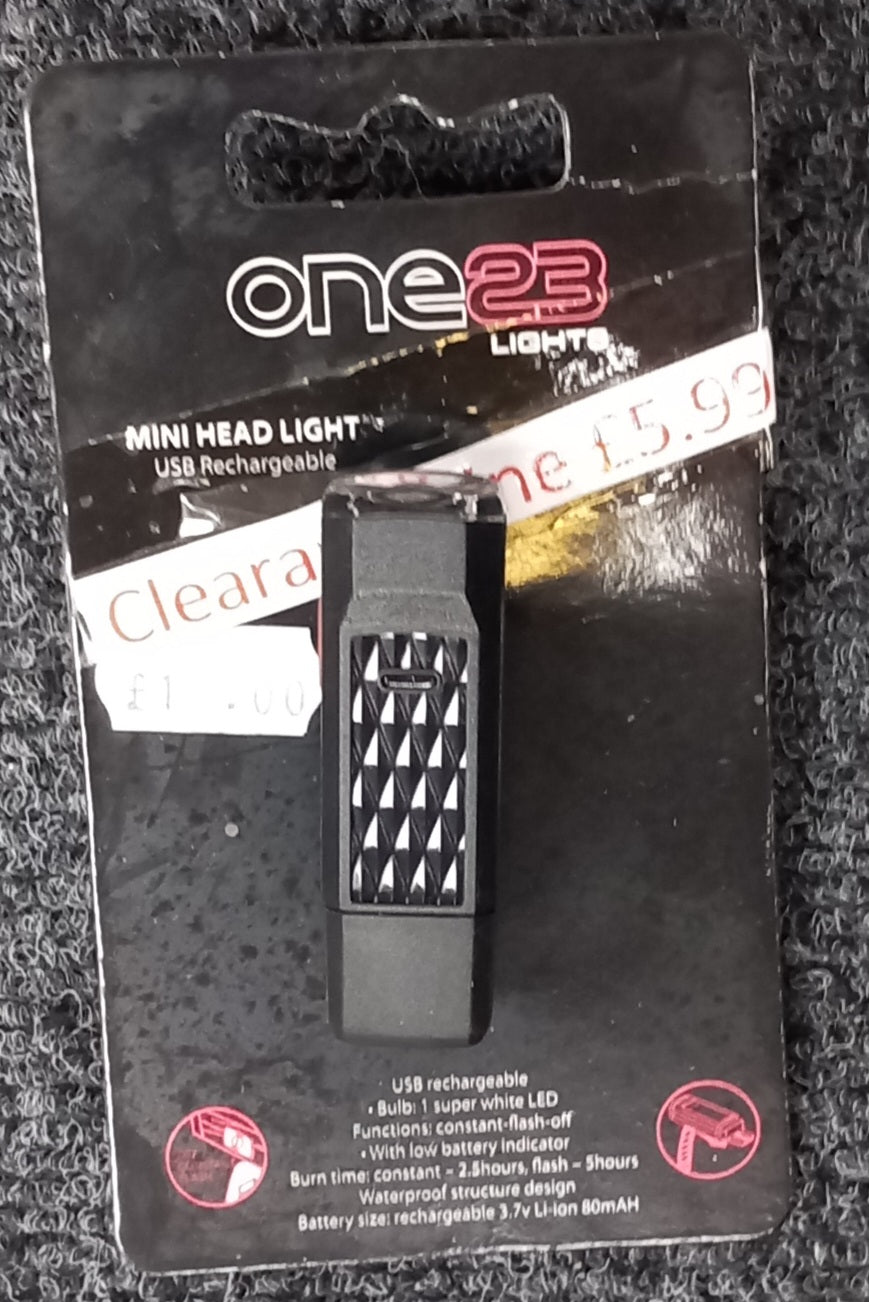 One23 mini head light