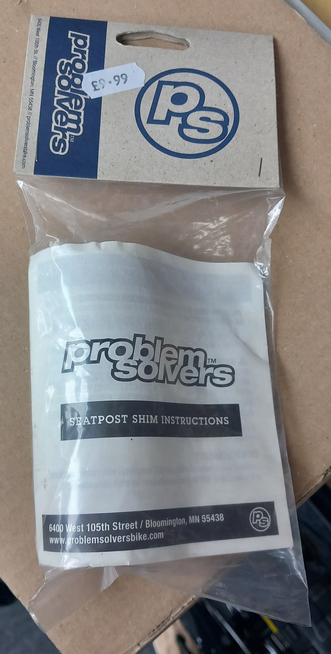 Problem solver seat post shim