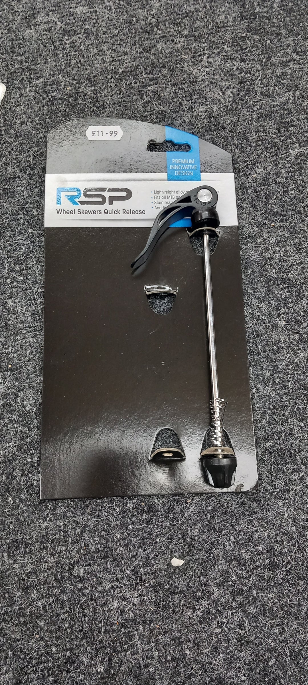 RSP wheel skewers quick release