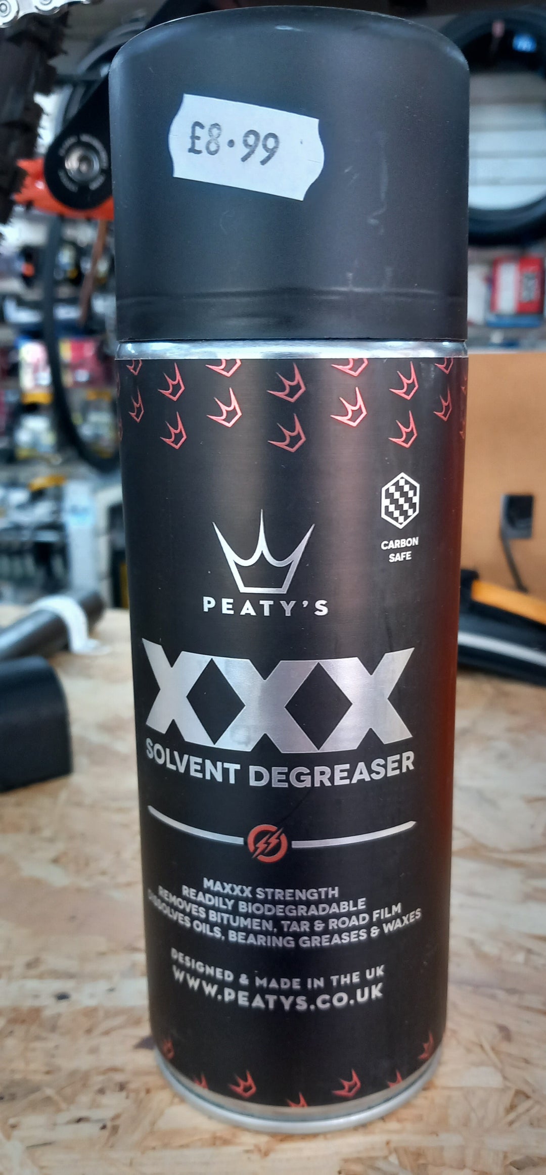 Peaty's X-X-X solvent degreaser