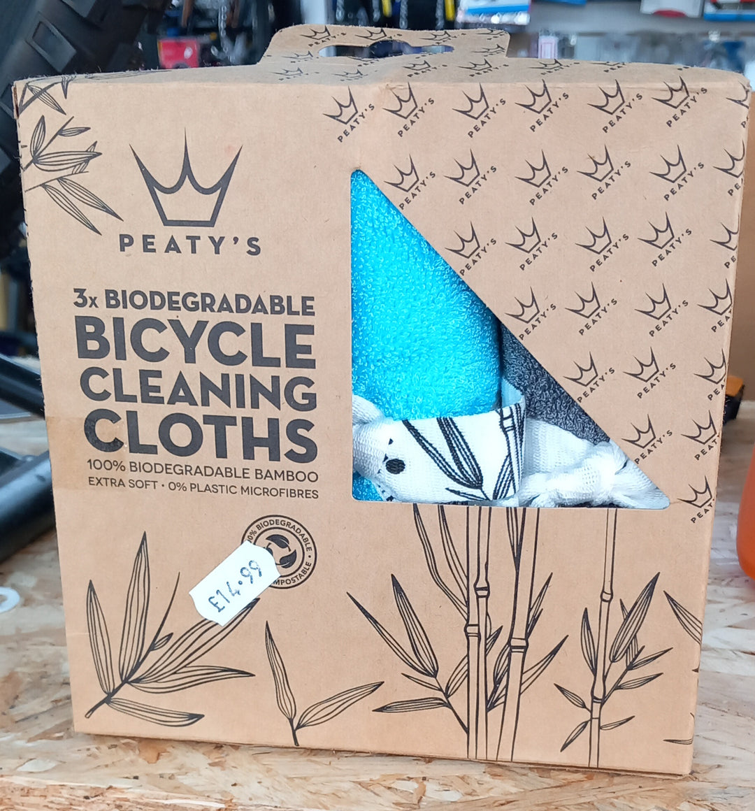 Peaty's bicycle cleaning cloths