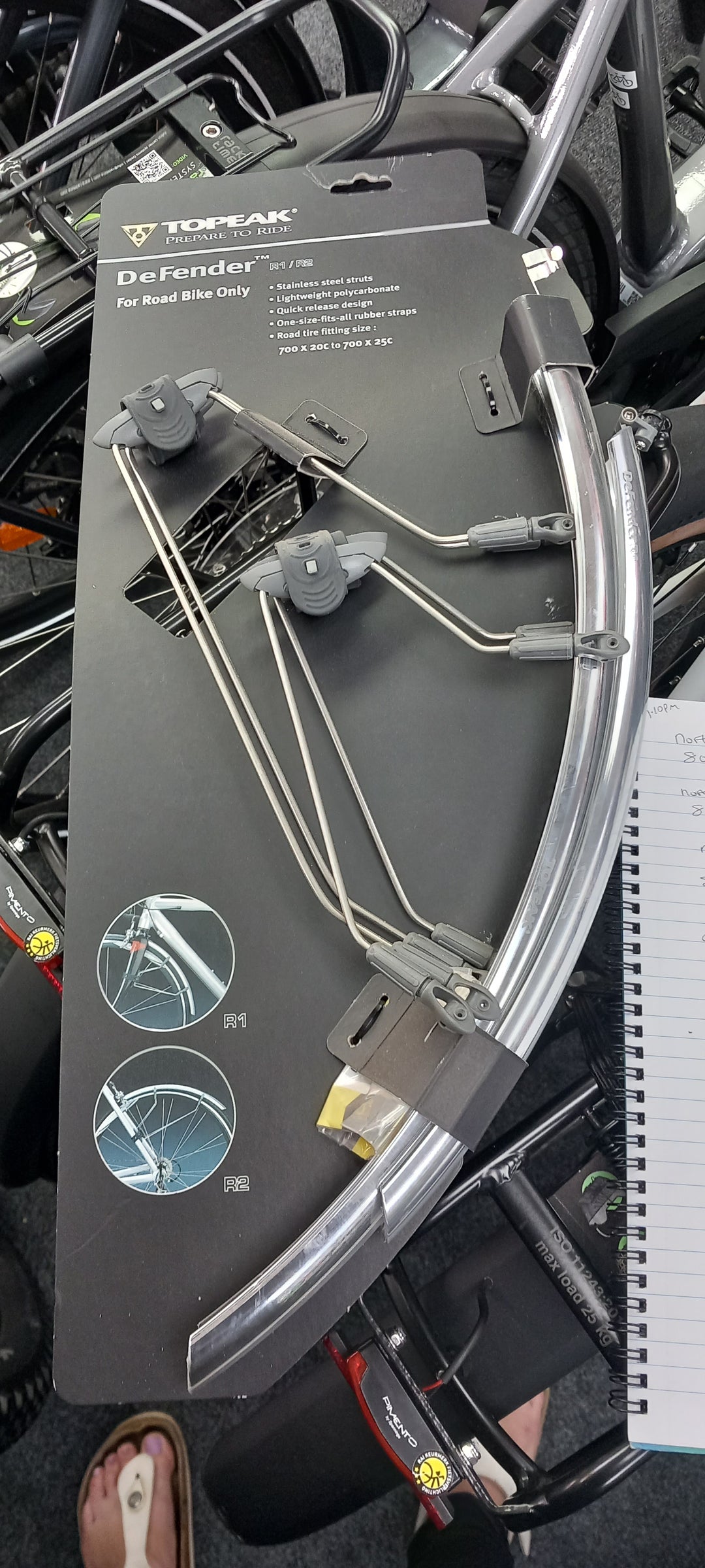 Topeak defender for road bike only