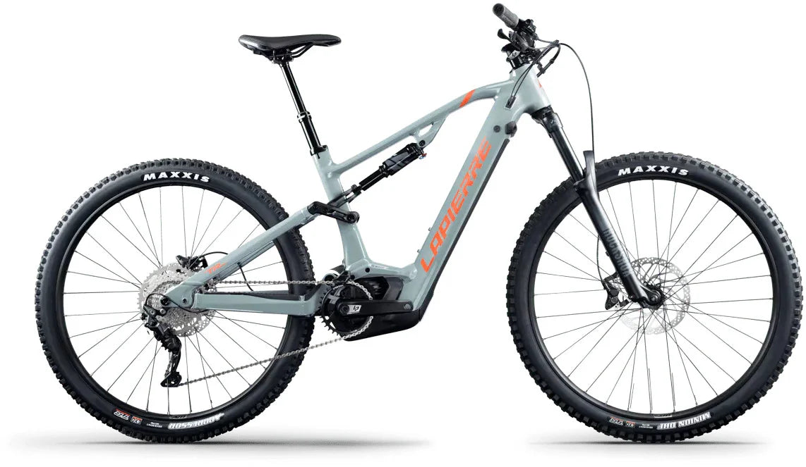 e bike fully lapierre Lapierre Overvolt TR 4.6 Pastel Grey 2024 Electric Mountain Bike – Les's Cycles