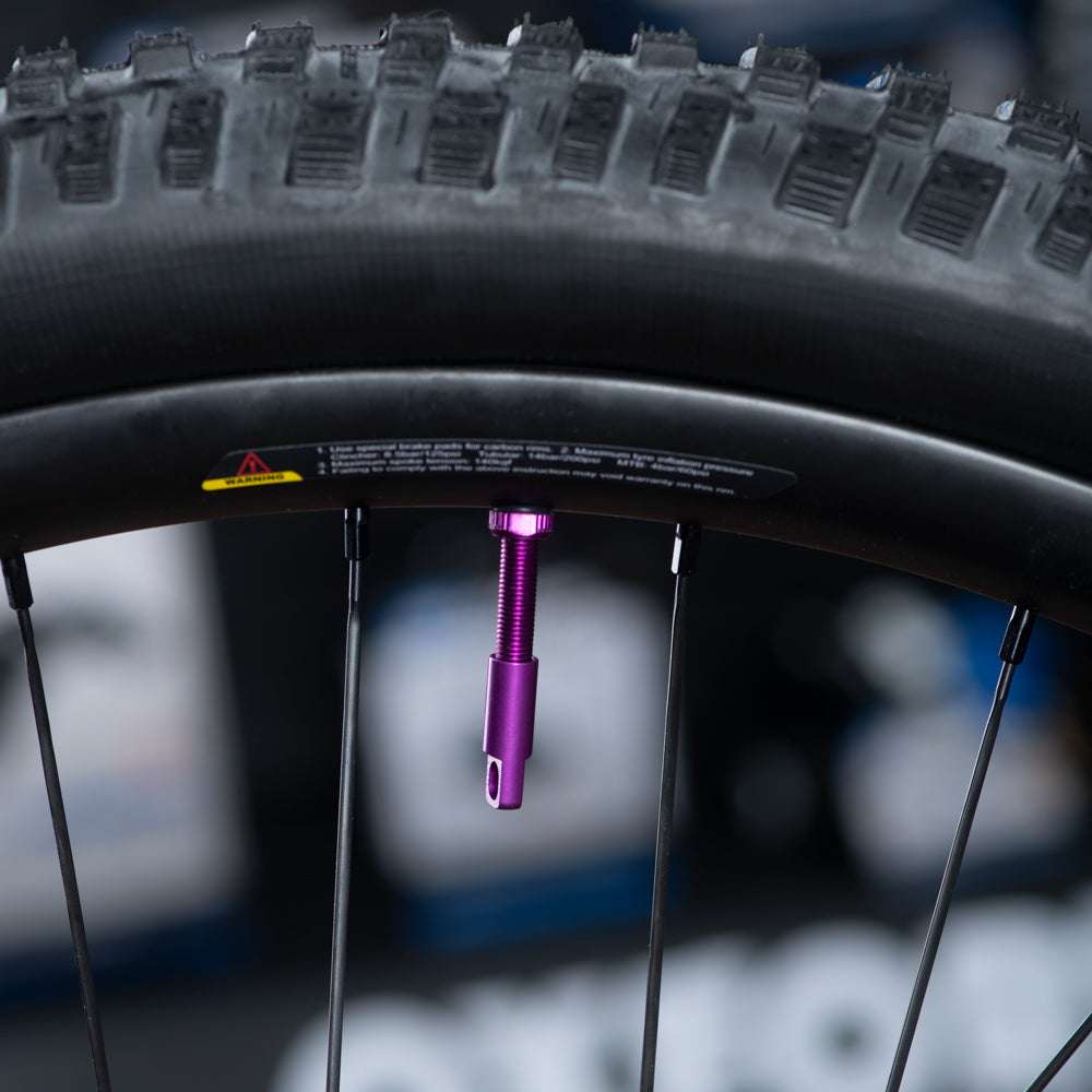 Oxford Tubeless Alloy Valve 48mm Various Colours