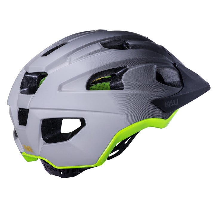 Kali Pace Fade Matt Black/Grey/Gloss Fluo Yellow Helmet