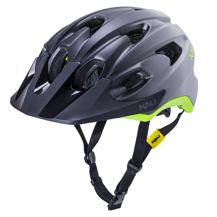 Kali Pace Fade Matt Black/Grey/Gloss Fluo Yellow Helmet