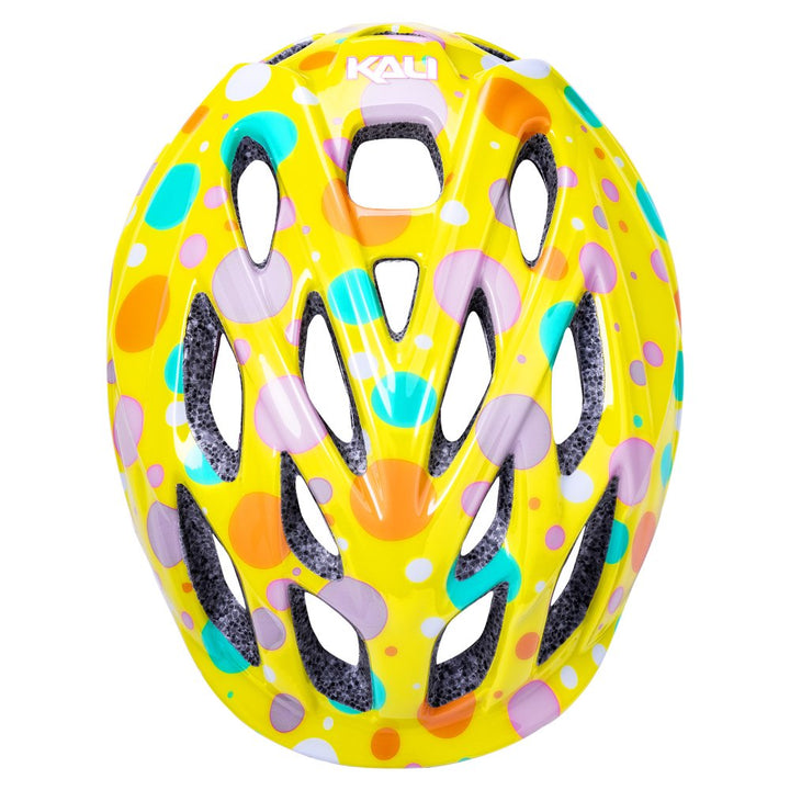 Kali Chakra Child Lighted Confetti Gloss Yellow Helmet