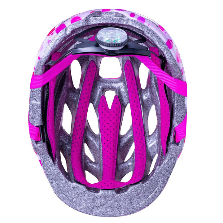 Kali Chakra Child Lighted Confetti Gloss Pink Helmet