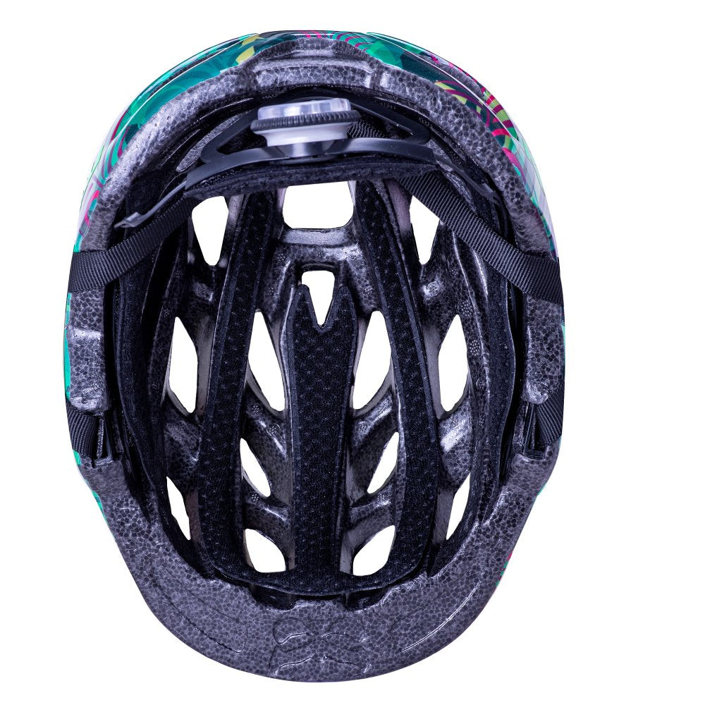 Kali Chakra Lighted Jungle Gloss Green Kids Helmet