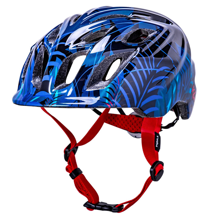 Kali Chakra Child Lighted Jungle Gloss Blue Helmet