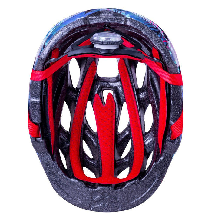 Kali Chakra Child Lighted Jungle Gloss Blue Helmet