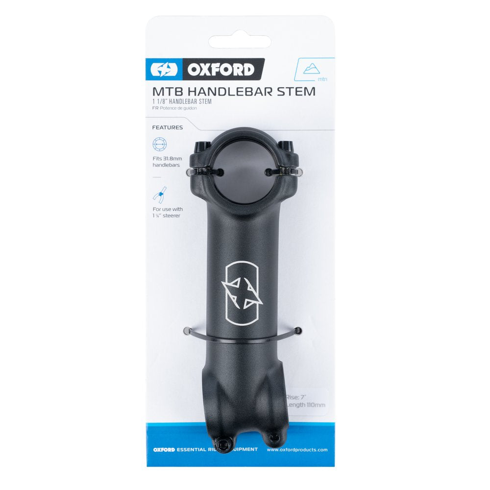 Oxford MTB Handlebar Stem 1 1/8'' 7deg