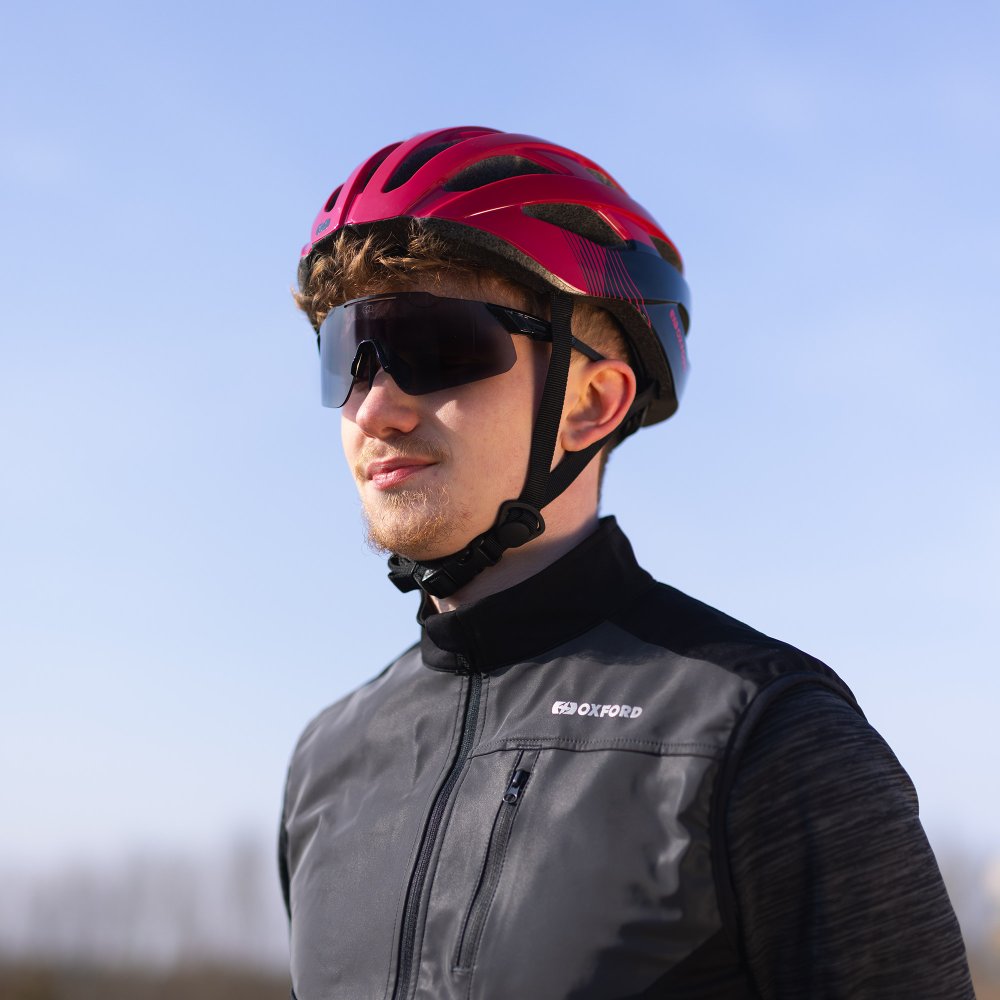 Oxford Corsa Black Frame Smoke Lens Sunglasses