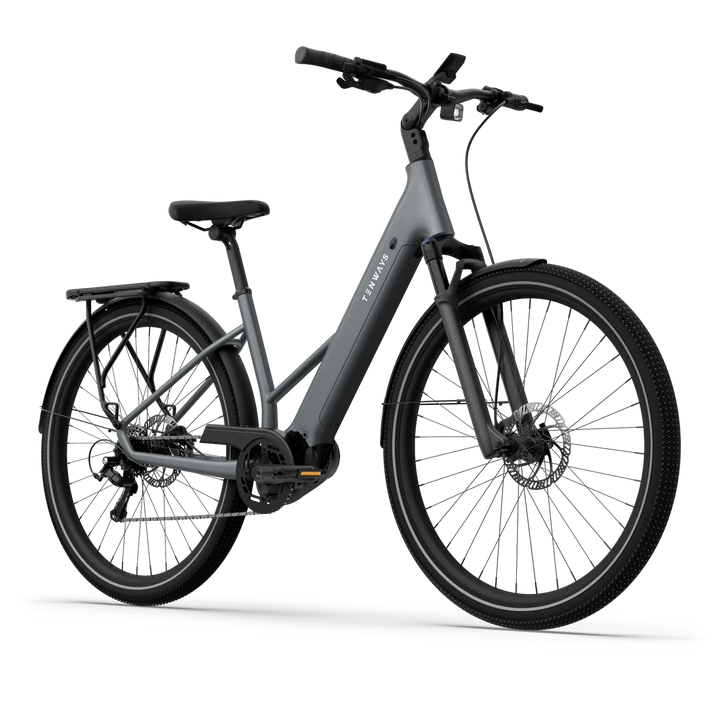 Tenways Ago Air Arctic Grey 2025 Urban Trekking E-Bike