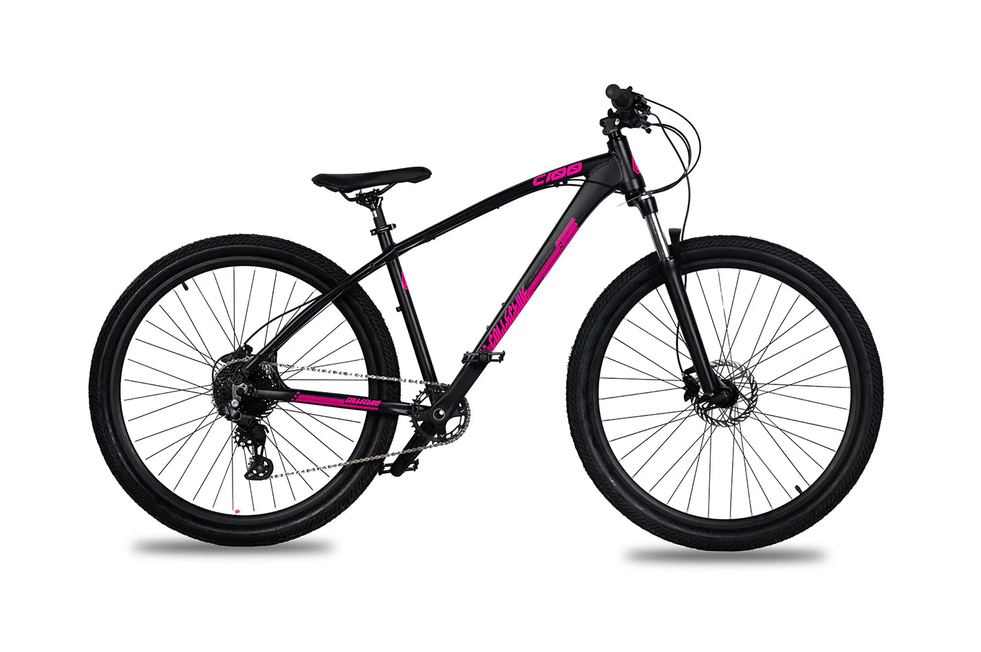 Collective Bikes C100 V3 Black Pink Bike Les s Cycles