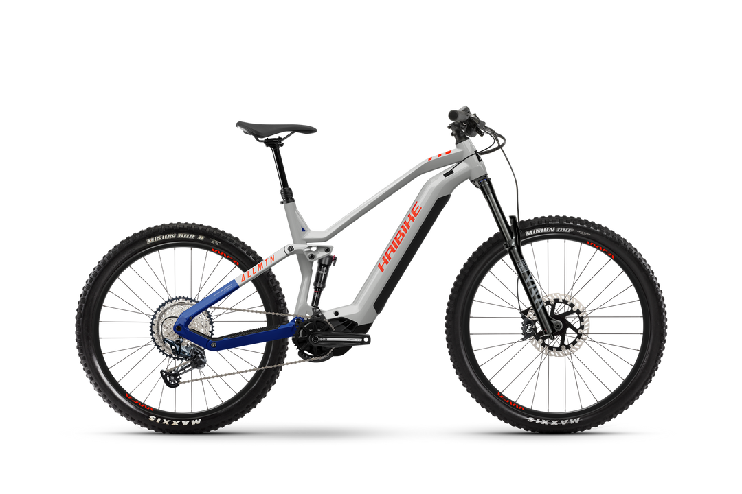 Haibike AllMtn 7 Grey 2024 FS Electric Mountain Bike