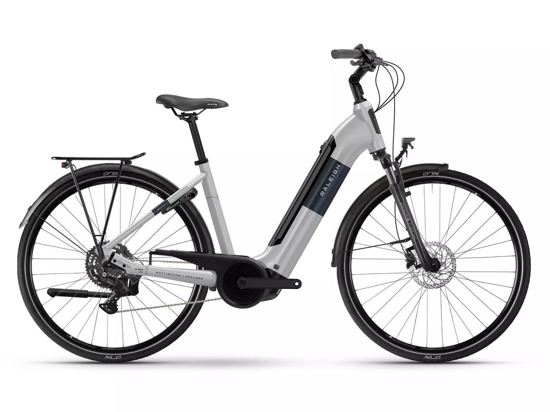 Raleigh Motus Tour Sparkling White Derailleur Gear 2026 Electric Hybrid Bike