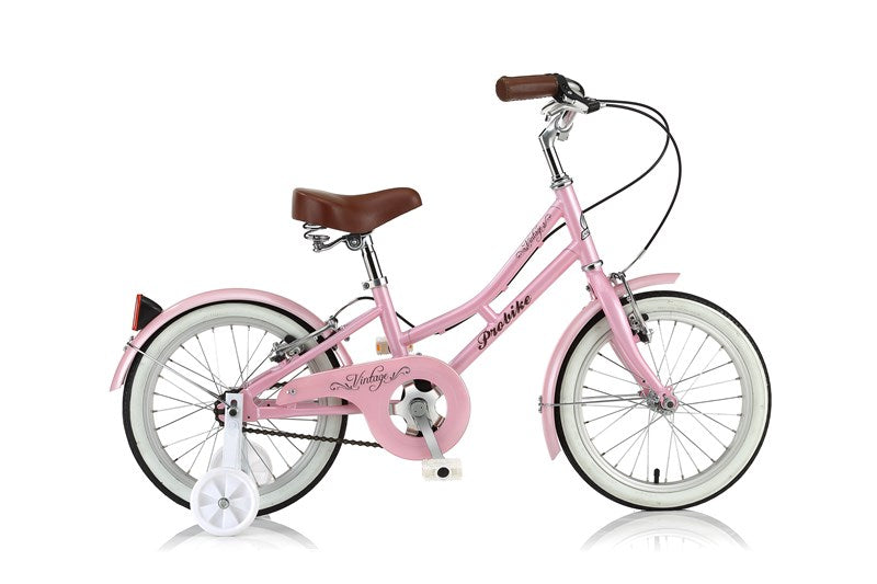 PROBIKE Mini Vintage 18" Pink Kids Bike