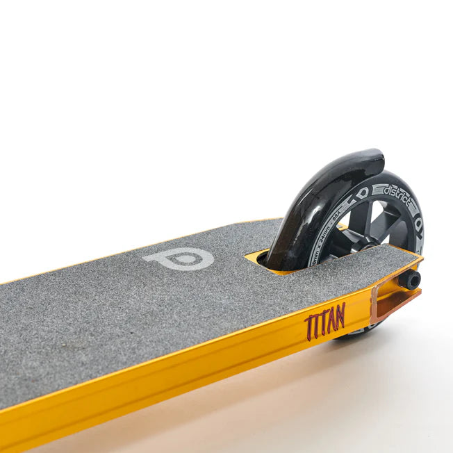 District Titan Complete Scooter - Ano Gold / Black 120mm Wheels