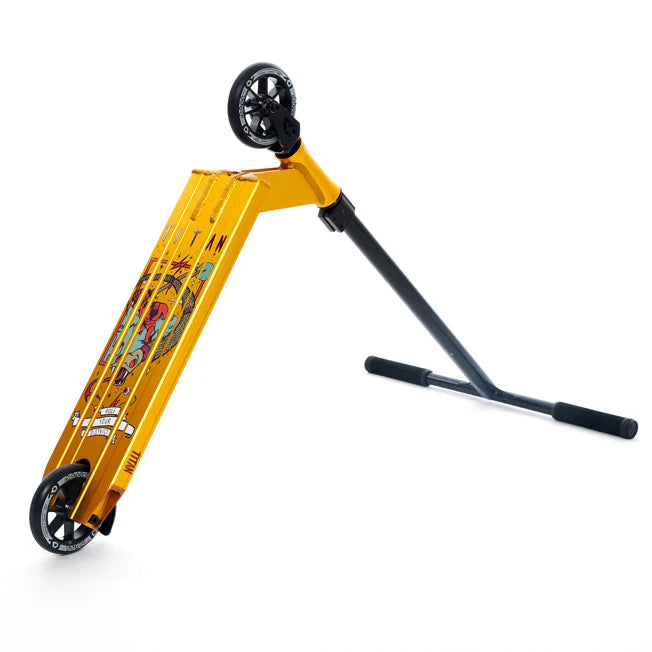District Titan Complete Scooter - Ano Gold / Black 120mm Wheels
