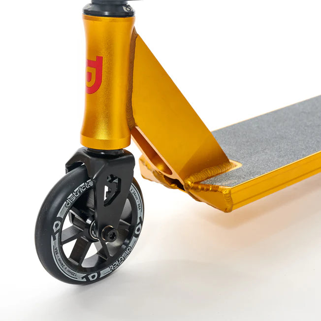 District Titan Complete Scooter - Ano Gold / Black 120mm Wheels