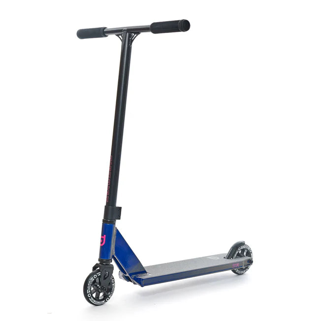 District Titus Complete Scooter - Gloss Blue / Black 110m Wheels