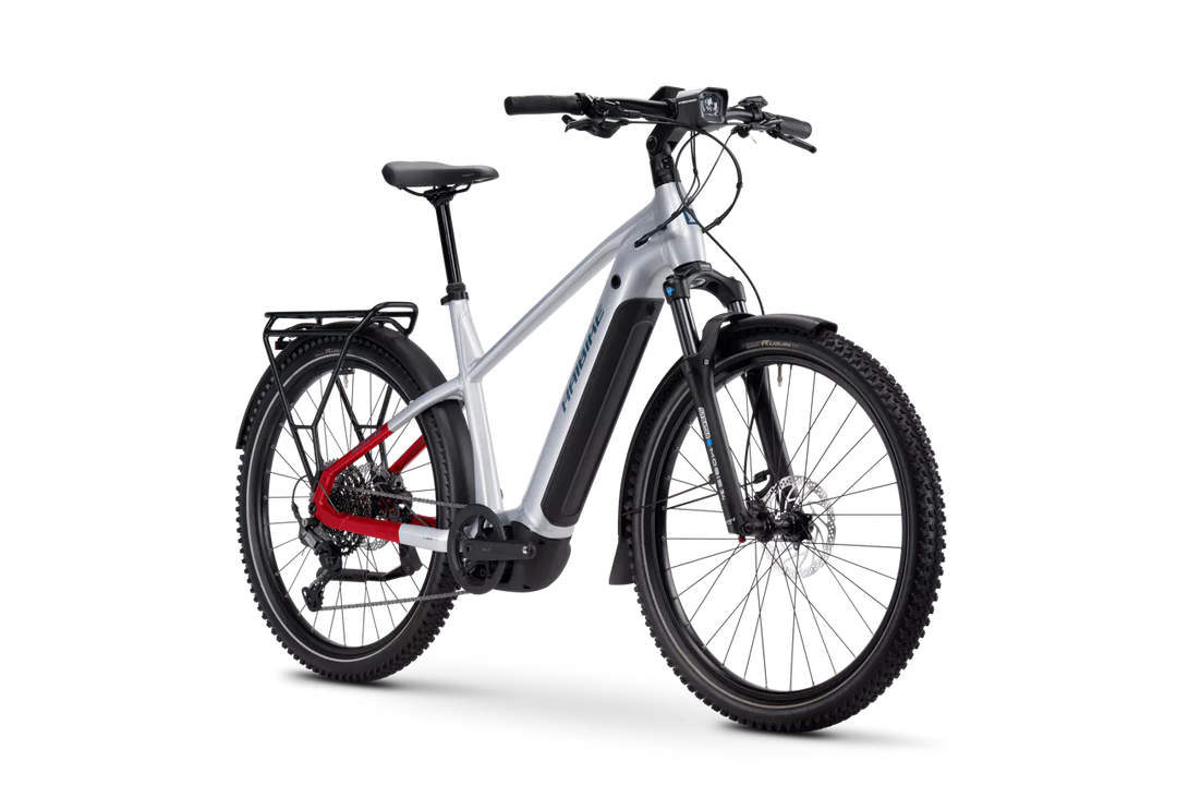Haibike Trekking 7 High Soft Grey 800wh 2025 Electric Hybrid Bike