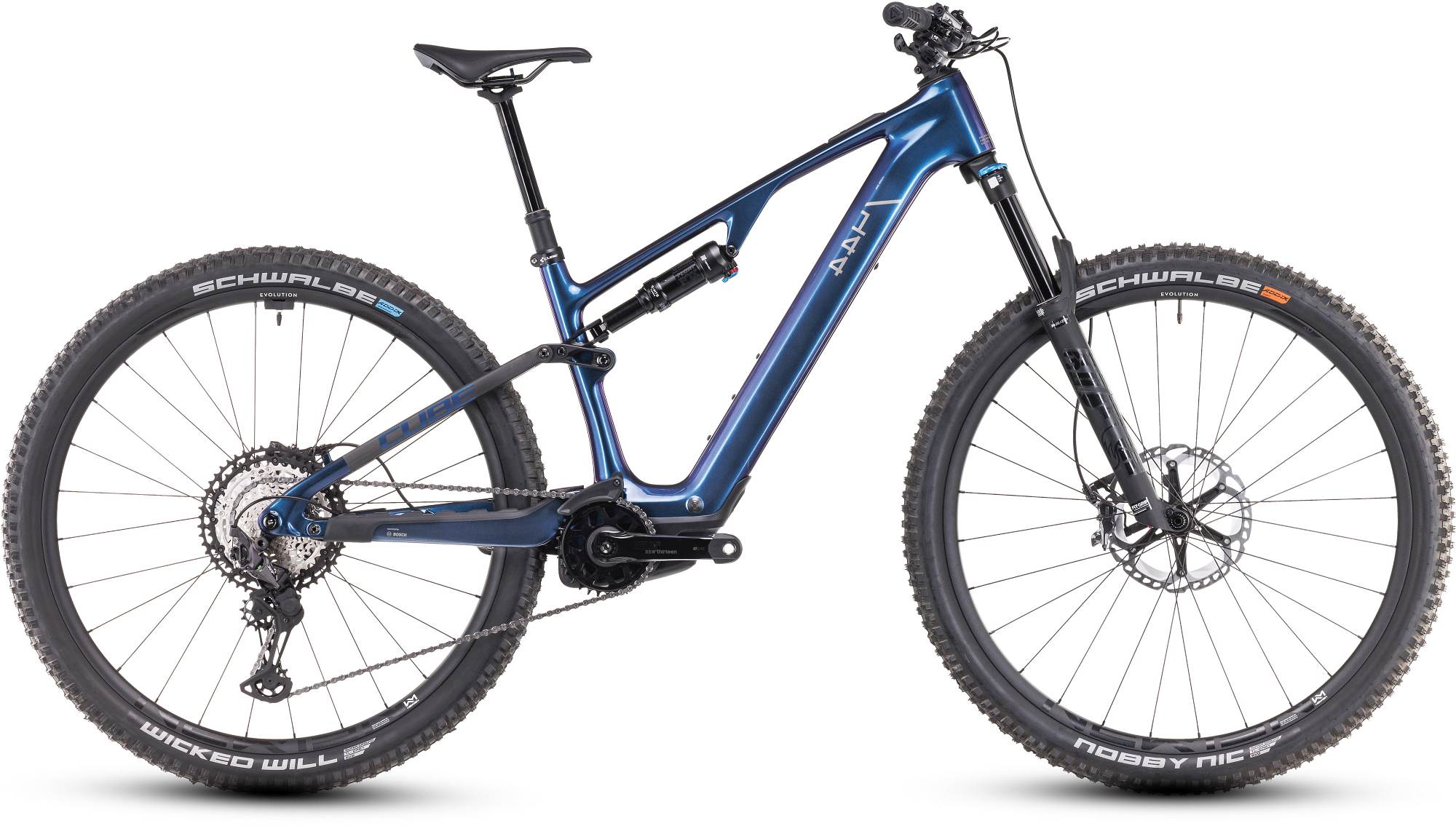 Cube AMS Hybrid ONE44 C:68X SLX 400X 29 Deepcobalt 2025 Electric Mount – Les's Cycles