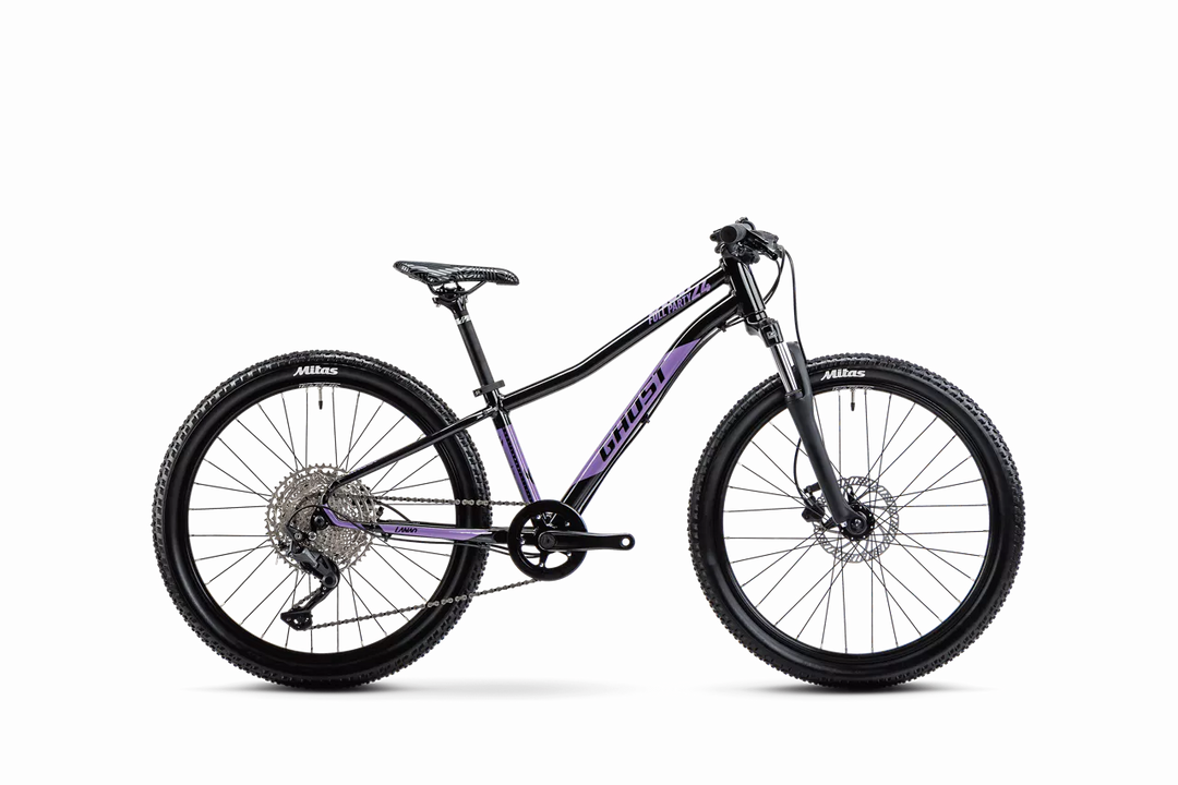 Ghost Bikes Lanao 24 Full Party Black 24" 2025 Kids Bike