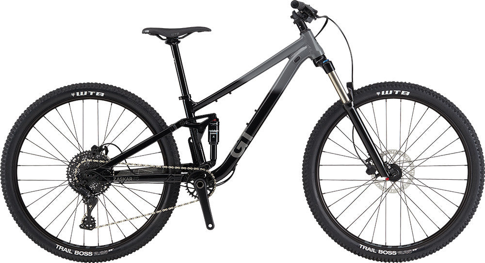 GT Zaskar FS Sport Black 2024 Mountain Bike Les s Cycles