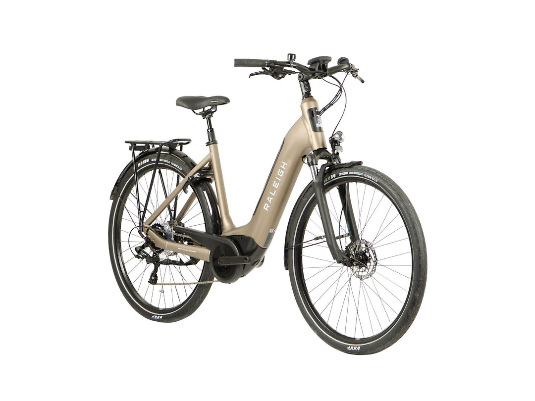 Raleigh Motus Tour Champagne Electric Hybrid Bike - Raleigh - Les's Cycles