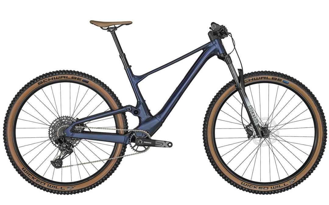 Scott Spark 970 Blue 2023 Full Suspension Mountain Bike - Scott - Les's Cycles