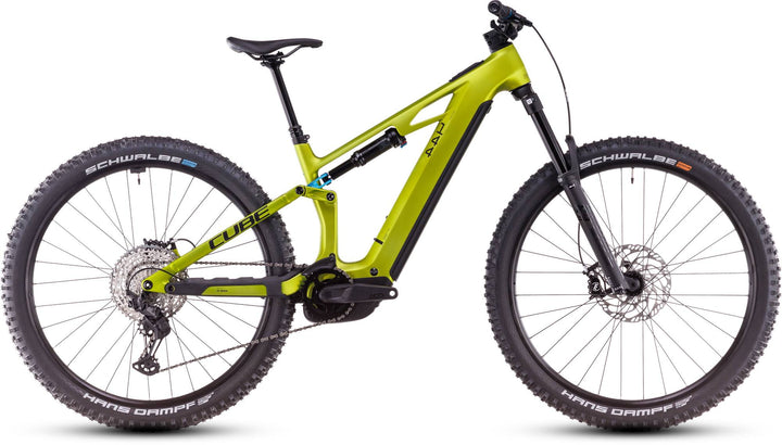 Cube Stereo Hybrid One44 HPC Race 800wh Flashlime 2025 Electric Mountain Bike