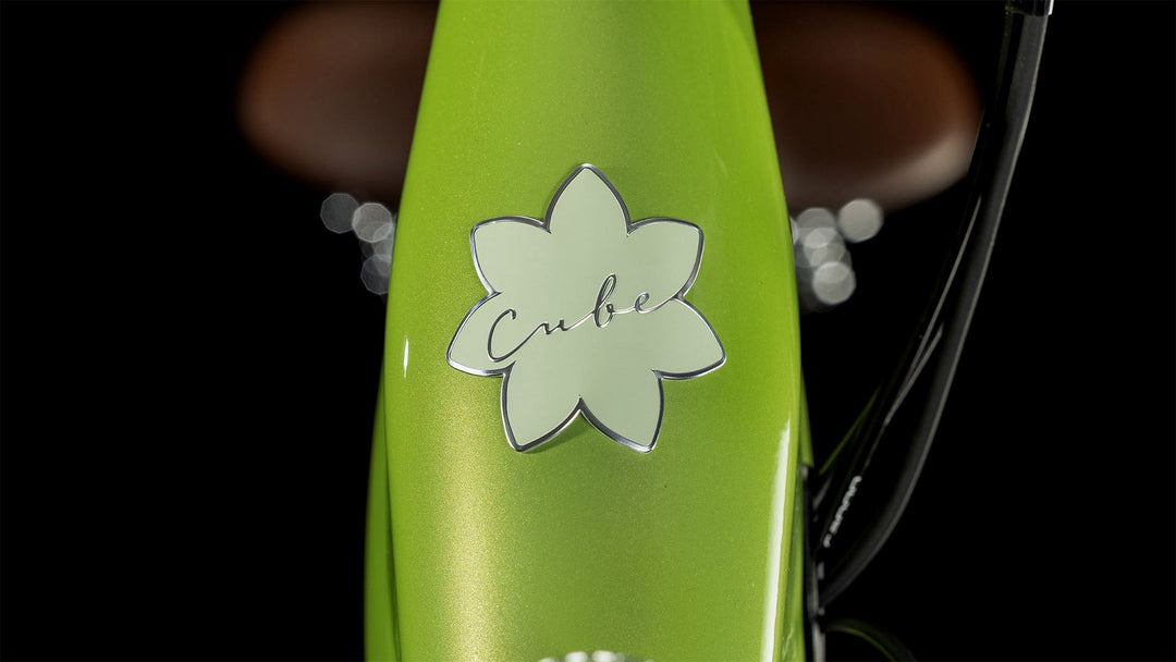 Cube Ella Ride Hybrid 500 Green Womens Electric Hybrid Bike