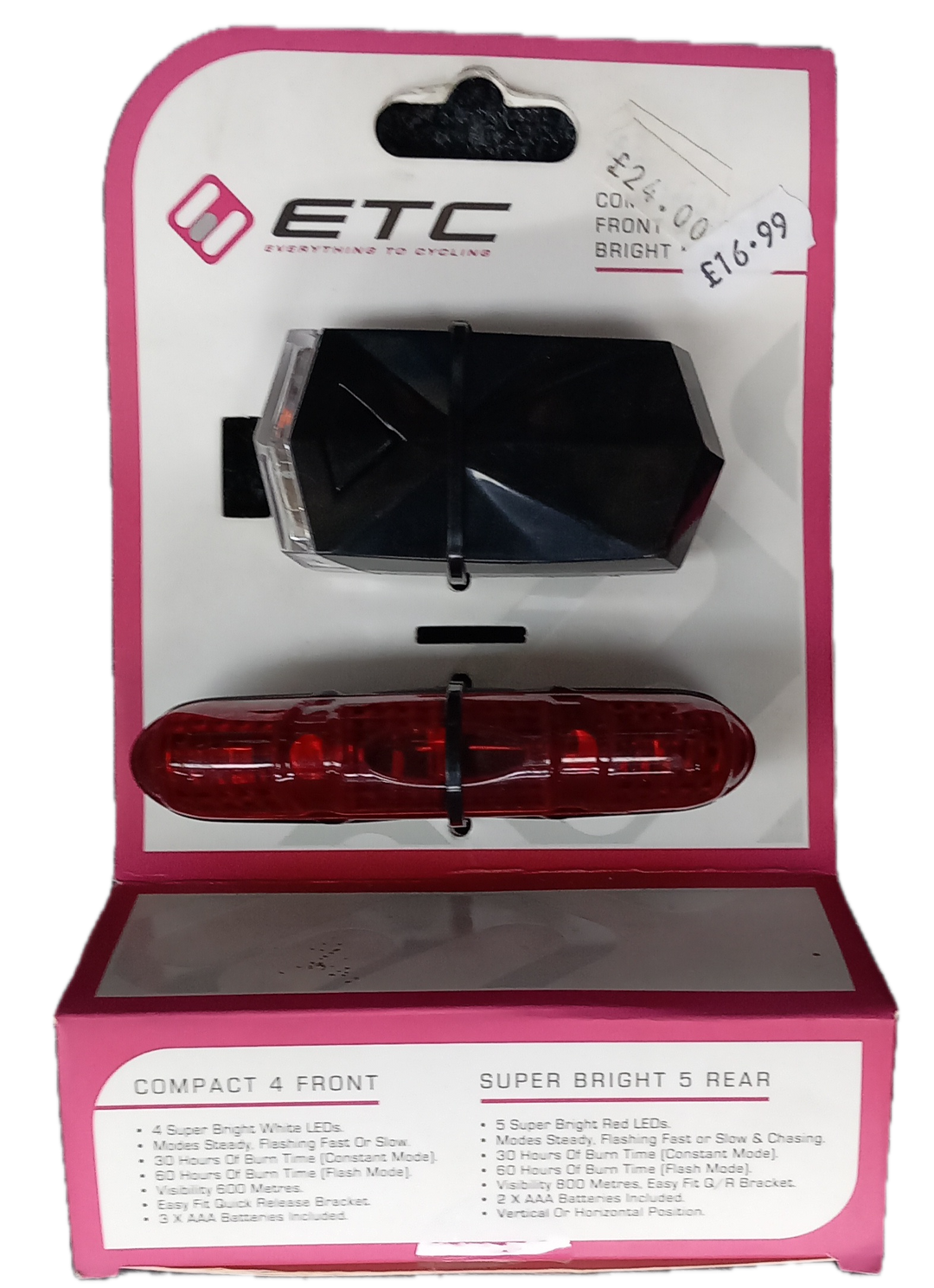 ETC Front and Rear Compact Light Set