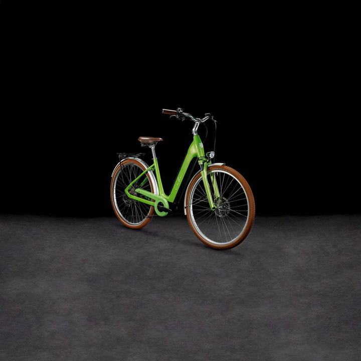 Cube Ella Ride Hybrid 500 Green Womens Electric Hybrid Bike