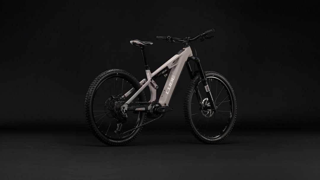 Cube Stereo Hybrid One77 HPC Race 800 Oat Grey 2027 Electric Mountain Bike