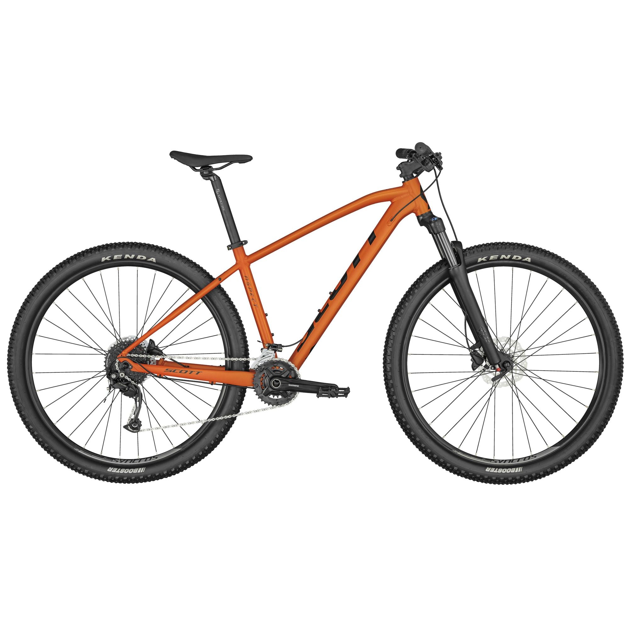 Scott Aspect 740 Orange 2025 Mountain Bike – Les's Cycles