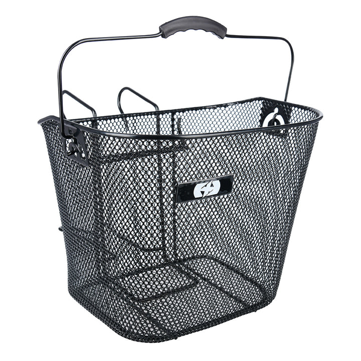 Oxford Black Mesh Basket With Hanger