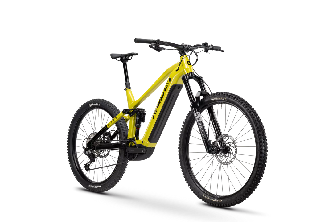 Haibike AllMtn 6 Nebular Lime 800wh 2025 Electric Mountain Bike