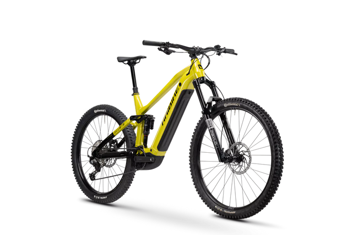 Haibike AllMtn 6 Nebular Lime 800wh 2025 Electric Mountain Bike