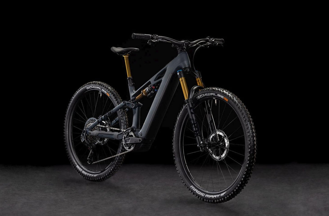 Cube Stereo Hybrid One44 HPC Actionteam Carbon Gold 800wh 2025 Electric Mountain Bike