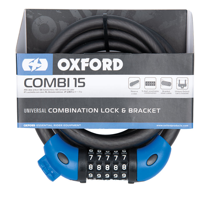 Oxford Combi 15 15mm x 1500mm Lock and Bracket