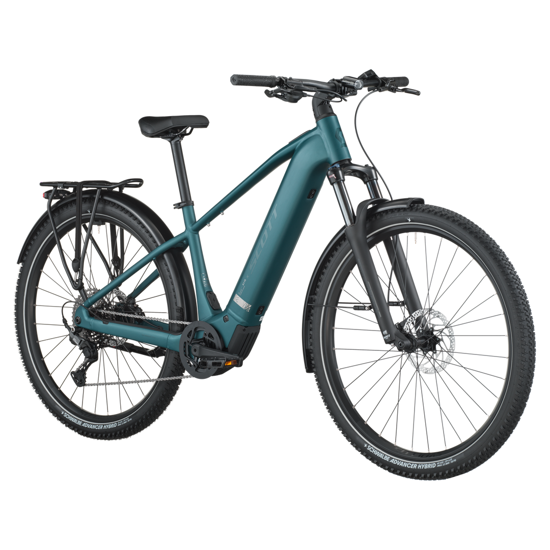 Scott Axis 30 Green 2026 Electric Hybrid Bike