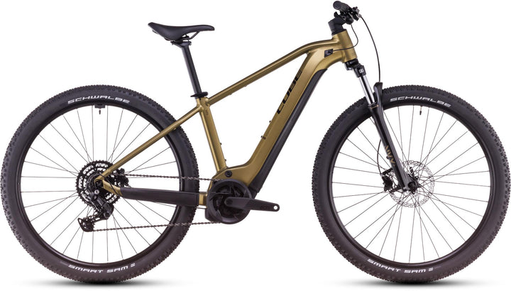 Cube Reaction Hybrid Performance 625 Goldenlime 2025 Electric Mountain Bike