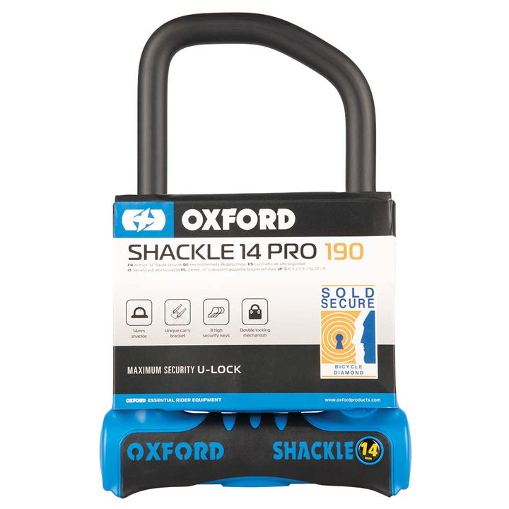Oxford Shackle14 Pro U-Lock 260mm x 177mm