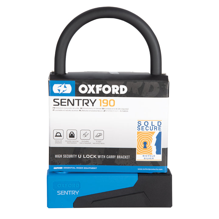 Oxford Sentry U-Lock 260mm x 158mm