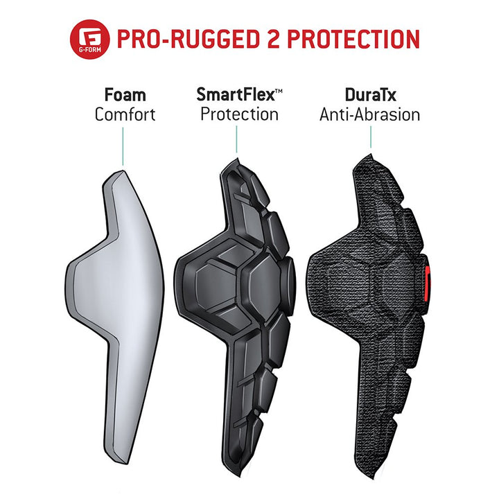 G-Form Pro Rugged 2 Knee Guards Black