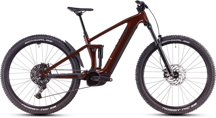 Cube Stereo Hybrid One44 Pro 800wh Bourbon 2025 Electric Mountain Bike