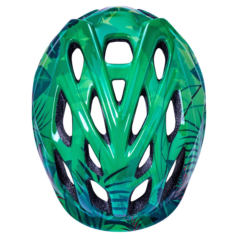 Kali Chakra Lighted Jungle Gloss Green Kids Helmet